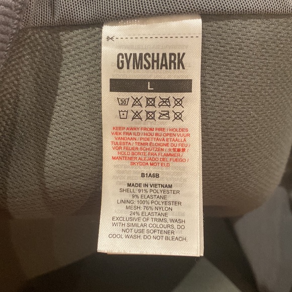 Gymshark Lightweight High Support Sports Bra Charcoal - Picture 5 of 6